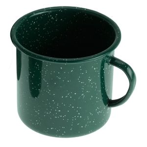 GSI Outdoors 12oz Green Steel Enamelware / Graniteware Coffee Cup Camping Dish